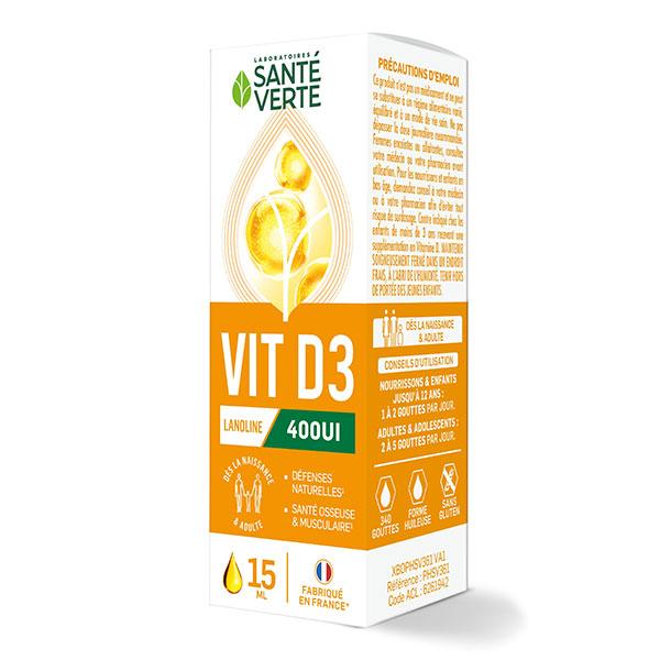Santé Verte Vitamine D3 400UI 15ml