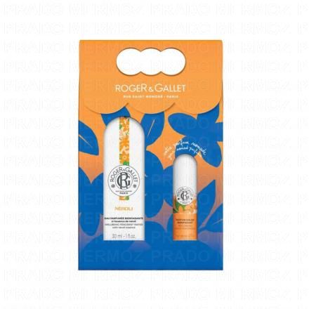 ROGER & GALLET Néroli - Eau Parfumée Bienfaisante 30ml + Parfum Solide Bienfaisant 5g