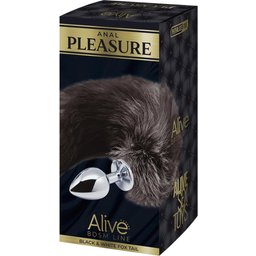 Anal Pleasure Plug Métal Queue de Renard Taille L 1ut