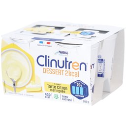 Nestle Clinutren Dessert 2 kcal Saveur Tarte Citron Meringuée