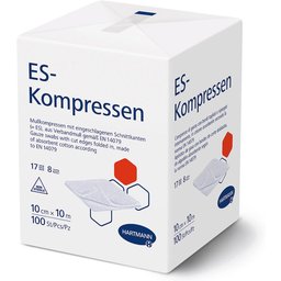 ES-Compresses non-sterile 8fois 10 x 10 cm