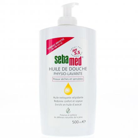 Huile de douche physio-lavante flacon pompe 500 ml