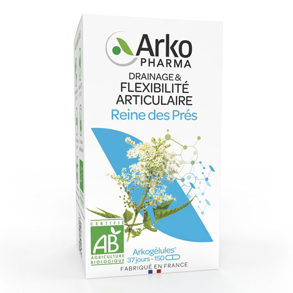 Arkogélules Drainage & Flexibilité Reine des prés 150 gélules