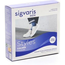 2 Styles Colors Chaussette Homme Bleu Taille ML 1 Paire