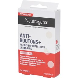 Neutrogena® Anti-Boutons+ Patchs Imperfections Ultra-fins, 24 Patchs