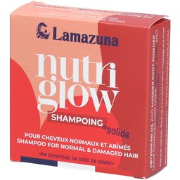 Lamazuna® Nutri Glow Shampooing solide pour cheveux normaux & abîmés