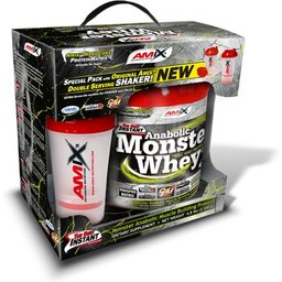 Anabolic Monster Whey Doble Chocolate 2,2kg + Shaker