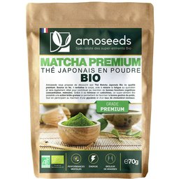 Aromaseeds Thé Matcha Japonais en Poudre Bio Premium