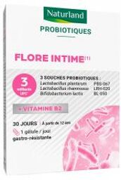 Probiotiques Flore Intime 30 Gélules Gastro Résistante - Boîte