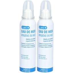 Care+ Eau de mer Hygiène du nez isotonique