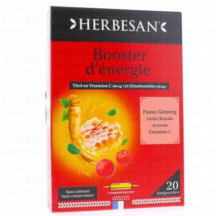 Booster d'énergie 20 ampoules