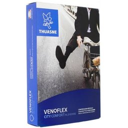 Venoflex 2 City Fil d'Ecosse Chaussette H Bla N1 1 Paire