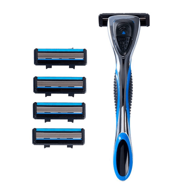 Men Care Rasoir Précision 5 Lames + 4 Recharges