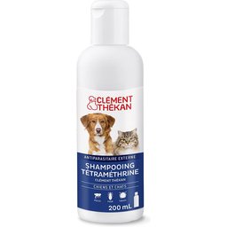 Clement Thekan Shampooing Antiparasitaire Puces, Poux Et Tiques Chien Chat 200ml