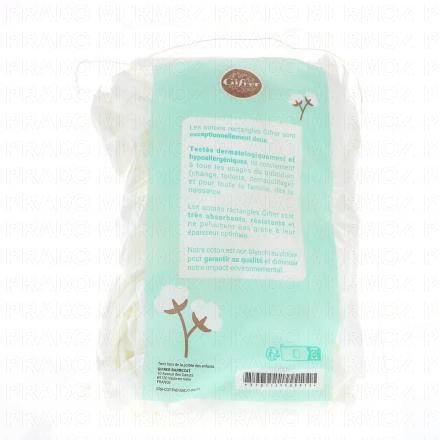 Cotons Rectangles ultra doux x180