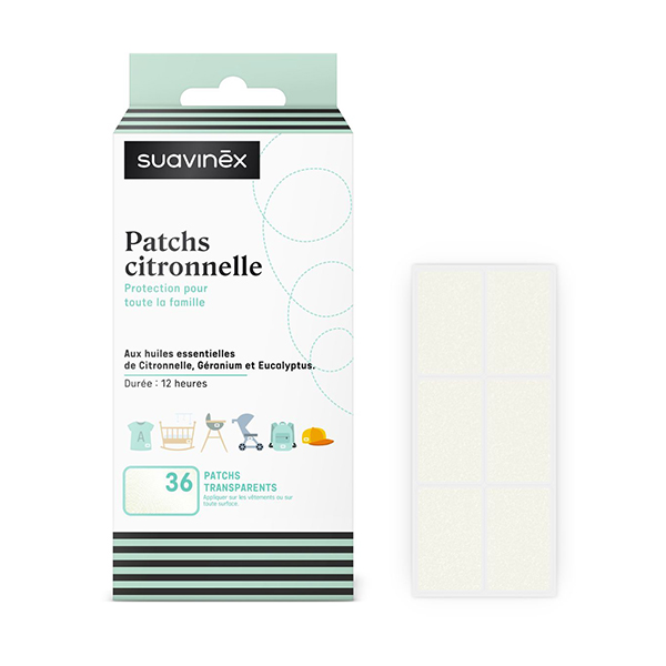 Patchs à la Citronelle Enfant Anti-Moustiques 36M+ 36 unités