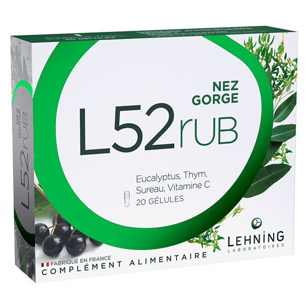 L52 RUB Nez Gorge 20 gélules