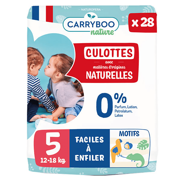 Culotte Naturelle T5 12-18kg 28 couches