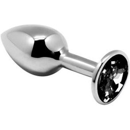 Anal Pleasure Mini Plug Métal Noir Taille L 1ut