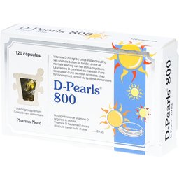 D-Pearls 800 | vitamine D | Immunité + Os & dents