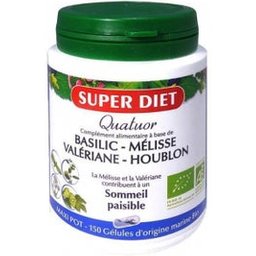 Super Diet Quatuor Mélisse Détente Bio 150 gélules