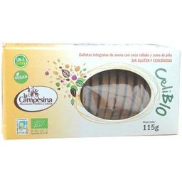 Biscuits aux flocons d'avoine Int ananas noix de coco Sans gluten 120g