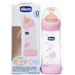 Pink Angle Bouteille 250ml caoutchouc flux normal 1pc