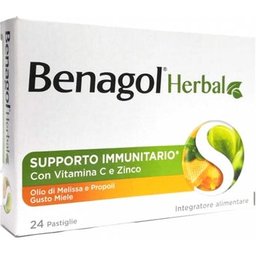 Reckitt Benckiser Herbal Miel 24 Pastilles