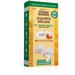 Original Remedies Honey Treasures Solid Shampoo 2x60g
