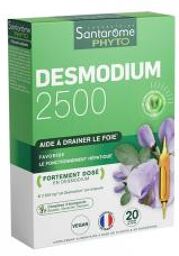 Desmodium 2500 - 20 Ampoules - Boîte 20 ampoules de 10 ml