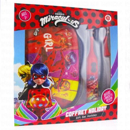 Coffret Miraculous brosse à dents + trousse