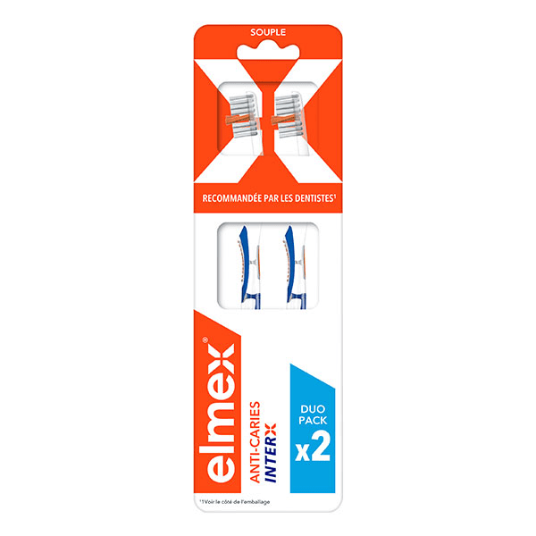 Inter X Duo Pack Brosse à Dents Souple Pack de 2