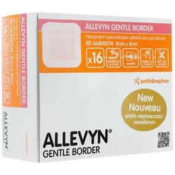 Gentle Border Pansement 8x8cm 16uts