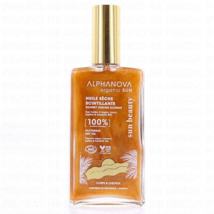 Organic Sun - Huile sèche scintillante bio spray 125ml