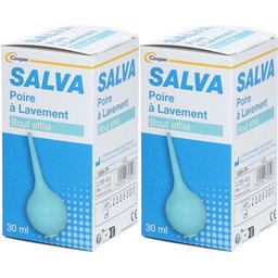 Salva  Poire à lavement bout effilé