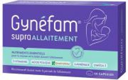 Gynefam Supra Allaitement 60 Capsules (Cure de 1 Mois) - Boîte 60 capsules