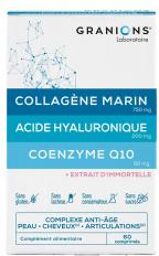 Collagène Marin Acide Hyaluronique Coenzyme Q10 60 Comprimés - Boîte 60 comprimés