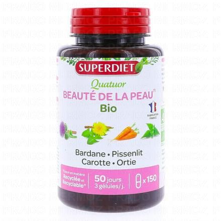 Quatuor Beauté de la Peau Bio x150 gélules