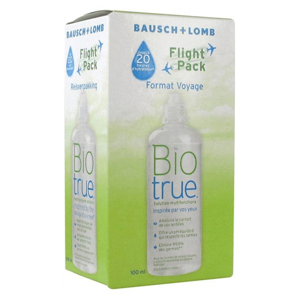 Contactologie Biotrue Solution Multifonctions Flight Pack 100ml