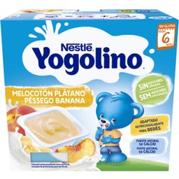 Nestle Yoogolino Pêche Banane 4x100g