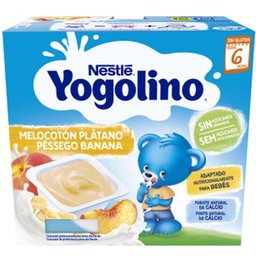 Yoogolino Pêche Banane 4x100g