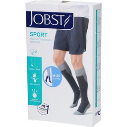 Sport Bas de Compression 15-20 Bleu L