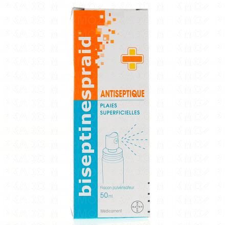 BISEPTINE SPRAID Solution antiseptique spray de 50 ml