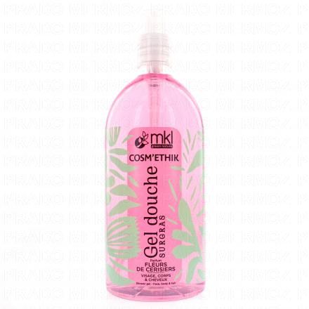 Cosm'Ethik - Gel douche Surgras Fleurs de Cerisiers 1l