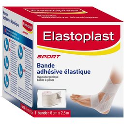Elastoplast® Sport Bande adhésive élastique 2,5 m x 6 cm Genou