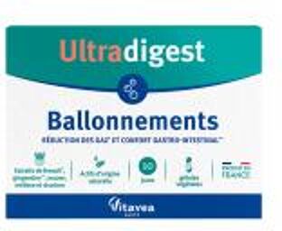 Ultradigest Ballonnements - Réduit Les Tensions Abdominales - Fenouil - 20 Gélules - Boîte 30 gélules