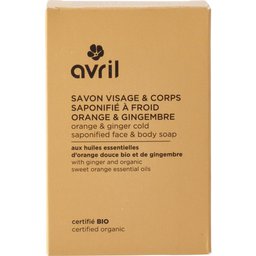 Savon Visage & Corps à Froid Orange & Gingembre 100 gr