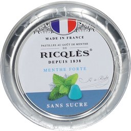 Ricqlès Pastilles à la Menthe Forte Sans Sucre