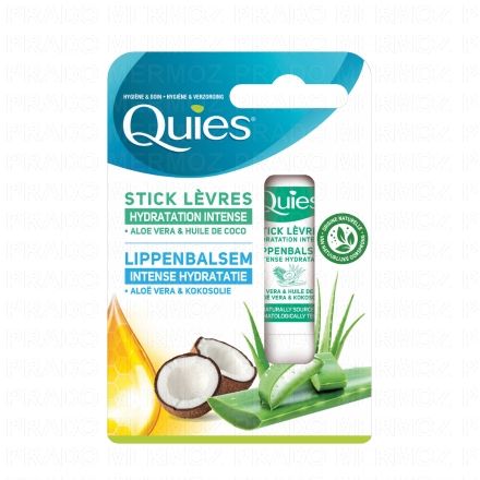 Stick lèvres hydratation intense aloe vera et coco 4.5g