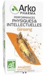 Arkog Ginseng Bio - 45 Gel . - Pot 45 gélules